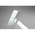 Produktbild: VELUX Sichtschutzrollo mit Haltekrallen RHL  CK00 1028 Weiß,Schiene alu             PG:S