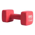 Produktbild: Pure2Improve Fitness Hantel Neopren rot 8,0kg - 1 Stück -