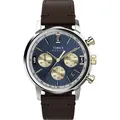 Produktbild: Timex Herren Chronograph Marlin Tachymeter 40mm Lederarmband Braun TW2W60400 - Braun