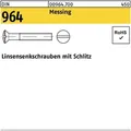 Produktbild: Linsensenkschraube Din 964 Schlitz M 3 X 10 Messing