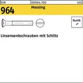 Produktbild: 200er PACK(Stk)  000964700009030010 Linsensenkschraube DIN 964 Schlitz M 3 x 10