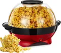 Produktbild: Popcornmaschine - 5.5L Großer Inhalt - HOUSNAT 800W Zuhause Popcorn Maker