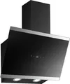 Produktbild: PKM Dunstabzugshaube Schräghaube Wandesse Metall Glas S33-60A+BTH 60cm schwarz