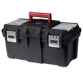 Produktbild: Keter Werkzeugkoffer Werkzeugkasten mit Metallverschluss 19″ 490x260x250 mm 245309