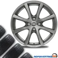 Produktbild: 4x Alu Sommerräder für Rover 400/45 Reifen 195/55R15 Semperit