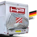 Produktbild: HP Autozubehör 18158 Fahrradabdeckung mit Warntafeltasche, Silber