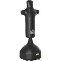 Produktbild: HOMCOM Boxsack Stehend 180cm Erwachsene Standboxsack Boxdummy Boxsäule Humanoides Design für Profis und Anfänger Schwarz - Schwarz