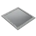 Produktbild: Spiegeltablett Dekoteller Untersetzer verspiegelt Glassteine 25cmx25cm formano