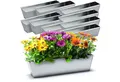 Produktbild: BigDean Blumenkasten 10x Pflanzkasten f. Europalette Metall verzinkt 38x12,5x9cm Blumentopf (10 St)