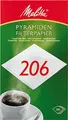 Produktbild: Melitta Pyramiden Filterpapier PA SF 206G 200 Stück