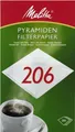 Produktbild: Melitta SDA Filtertüten 206 (VE200) Kleingeräte 200658 Filtertüten