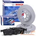 Produktbild: BOSCH Bremsscheiben+Bremsbeläge Vorderachse Voll für SUZUKI