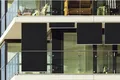 Produktbild: HDPE Außenrollo Sonnenrollo schwarz 100x240 cm
