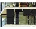 Produktbild: HDPE Außenrollo Sonnenrollo schwarz 100x240 cm