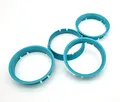 Produktbild: NAAA 4X Zentrierringe 70,0-66,6 I 70,0 auf 66,6 Türkis Zentrierring