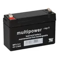 Produktbild: Multipower Blei-Akku MP3,5-4 Pb 4V 3,5Ah Faston 4,8mm - 5 4 Pb 4V 3-5Ah Faston 4 - Langlebig - Wartungsfrei - Zuverlässig - Ersatzakku - Akku