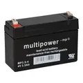 Produktbild: Multipower Blei-Akku MP3,5-4 Pb 4V 3,5Ah Faston 4,8mm