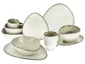 Produktbild: CreaTable, 23769, Serie CLOUDY, sand, 10-teiliges Geschirrset, Kombiservice aus Steinzeug, spülmaschinen- und mikrowellengeeignet, Qualitätsproduktion