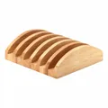 Produktbild: Continenta Universal-Bretterständer Brettchenständer für 6 Brettchen Gummibaum