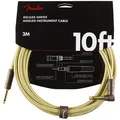 Produktbild: Instrumentenkabel Fender Deluxe Series Tweed 3 m Angled Audio Kabel Gitarre NEU
