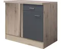 Produktbild: Flex Well Eckunterschrank Tiago BxTxH 110 x 60 x 85 cm basaltgrau matt zerlegt A