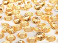 Produktbild: PartyDeco Diamant Konfetti, verstreute Dekoration- Diamant Perlen Kristalle Gold DIY Handwerk Tischdekorationen für Hochzeiten Geburtstag Parteien Karneval