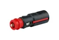 Produktbild: Hama Zigarettenanzünder-Verteiler KFZ Universal-Stecker Zigarettenanzünder-Stecker (1-St., 1x Zigarettenanzünderstecker), Max. 16A 6V 12V 24V Auto PKW LKW Wohnmobil Camper 21mm + Normsteckdose