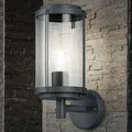 Produktbild: Luxus Außen Bereich Wand Leuchte Laterne anthrazit Balkon Beleuchtung ALU Lampe