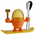 Produktbild: WMF Mc Egg Eierbecher Eierhalter mit Löffel aus Edelstahl Kunststoff Orange Gelb