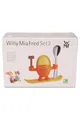 Produktbild: WMF Eierbecher Willy Mia Fred Set Orange Kunststoff Edelstahl Modern