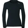Produktbild: Odlo Damen BL Top Crew Neck Longsleeve schwarz