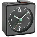 Produktbild: Tfa Dostmann - 60.1013.01 Quarz Wecker Schwarz Alarmzeiten 1 Fluoreszierend Zeiger