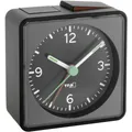 Produktbild: TFA Dostmann 60.1013.01 Quarz Wecker Schwarz Alarmzeiten 1 Fluoreszierend Zeiger