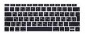 Produktbild: Keystickers Russisch/Deutsche Silikon Abdeckung für MacBook Air 13.3