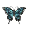 Produktbild: Liffy Metall Schmetterling Wand Kunst,Garten Dekorative Ornamente im Freien,Innen Glas Kunst Heimde Dekor Skulpturen,Schmetterling Hängende Dekorationens für Wohnzimmer,Schlafzimmer,Zaun,Terrasse