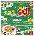 Produktbild: Educa 19392, 3,2,1 GO Challenge Food, Suchspiel auf Zeit für Erwachsene und Kinder ab 6 Jahren, mit 24 leckeren Gerichten zum Nachlegen
