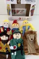 Produktbild: roba Kasperlefiguren aus Stoff - Handpuppenset 6-teilig - Kasperpuppen für Puppe