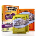 Produktbild: Headlight Restore, das Sofort-Renovierungs-Kit für oxidierte, matte oder nebelige Scheinwerfer in 2 Minuten, ohne Abschleifen, mit dauerhaften Ergebnissen und verbesserter Sichtbarkeit