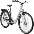 Produktbild: Agon Aurora 28 Zoll E-Bike 28 Zoll Citybike bis 130 km Damen Herren 150 - 175 cm Pedelec Elektrofahrrad 3 Gang und Beleuchtung StVZO
