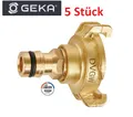 Produktbild: 5 Stück Original KARASTO GEKA plus-Stecksystem Messing Übergangsst.f.Trinkwasser