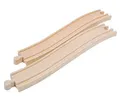 Produktbild: Woody 90564 Bahngleise ansteigend. 2 teilig. Länge je 22cm