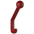 Produktbild: Hewi 477 Garderobenhaken 477.90B08033 172x22x116mm, mit Kugel, matt, rubinrot