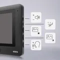Produktbild: Eura Video-Türsprechanlage mit WLAN, 7-Zoll-Farbmonitor und Nachtbeleuchtung (VDP-45A3-TY)