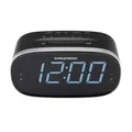 Produktbild: GRUNDIG Sonoclock 3100 Wecker mit Radiofunktion, UKW-Tuner, Weckfunktion, Einschlafzeit-Automatik, Schlummerfunktion, Alarmsignal, LED Display, Schwarz