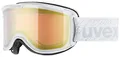 Produktbild: uvex skyper LM - Skibrille für Damen und Herren - verspiegelt - vergrößertes, beschlagfreies Sichtfeld - white/gold-rose - one size