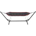 Produktbild: Siena Garden Hängematte, Rot, Dunkelgrau, Textil, Füllung: Schaumstoff, 105x104x305 cm, wetterbeständig, Gartenmöbel, Hängematten
