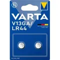 Produktbild: Varta Alkaline V13GA AG13 LR44 Batterie 1,5V Knopfzellen