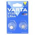 Produktbild: Varta Batterie Alkaline, Knopfzelle, LR44, V13GA, 1.5V Electronics, Retail Blister (2-Pack) 04276101402