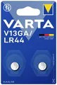 Produktbild: Varta Knopfzelle LR 44 1.5 V 2 St. 155 mAh Alkali-Mangan ALKALINE Spec. V13GA/LR44 Bli2