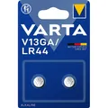 Produktbild: Varta 2er-Set Electronics Alkaline-Knopfzellen,Typ LR44/VG13GA,155 mAh,1,5 V